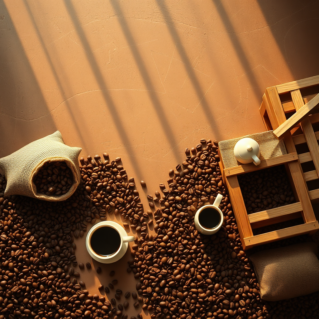 خلفية القهوة